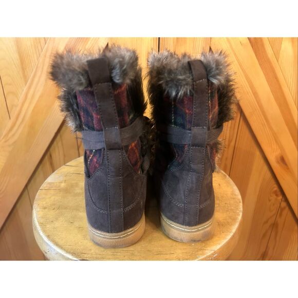 Rocket Dog Vikey Chrissy Coast Fabric Winter Boot Size 9 - Picture 4 of 7